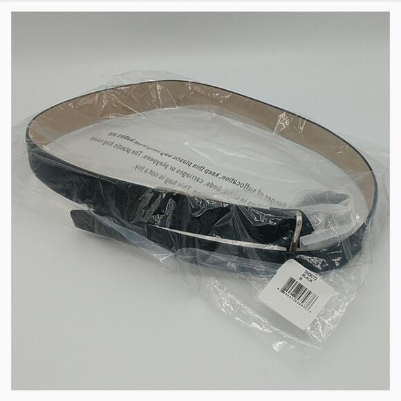 NWT Steve Madden Y2K Black Jeans Belt size Medium - Picture 4 of 4